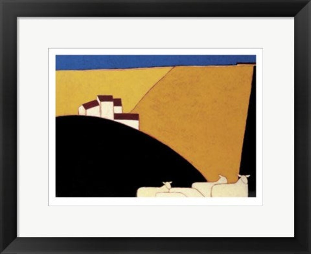 Framed Art Tuscan Campagna by Eithne Donne - Charming Wall for Home Décor